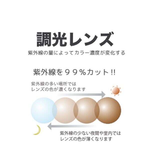 23区「【UVカット/WEB限定】調光レンズ サングラス」|サングラス|