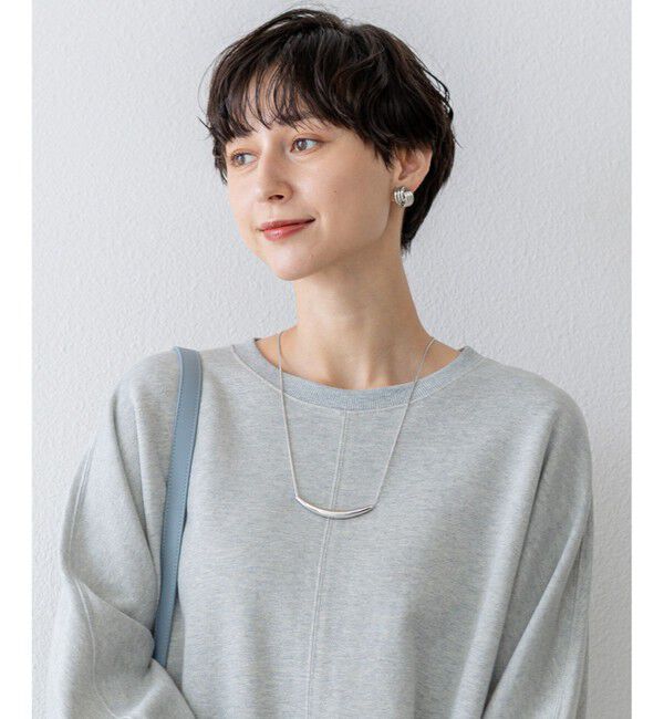 23区「バートップ スネークチェーン ネックレス」|ネックレス|シルバー系