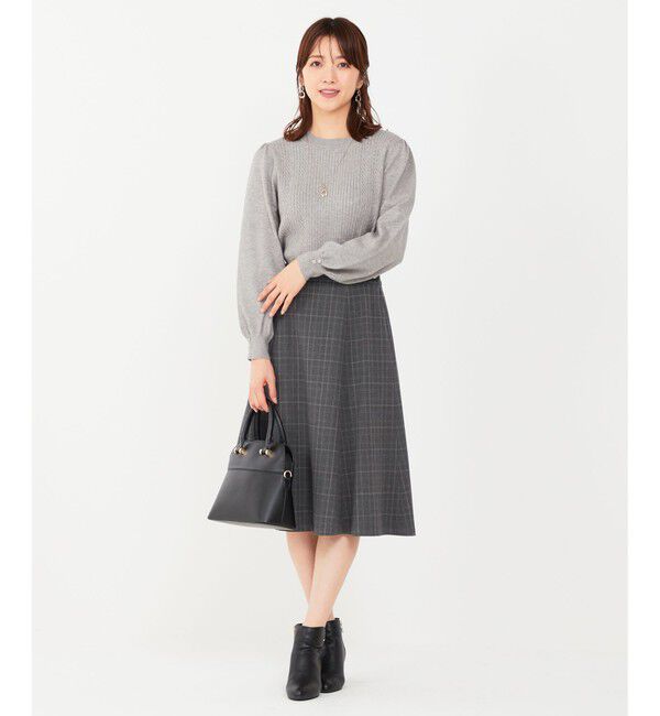 ANY SIS「【セットアップ対応】サーモ2WAYストレッチ スカート」|スカート|