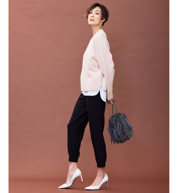 BEIGE,「【洗える・S-size】SENTIER / バックサテンジョグパンツ」|その他|