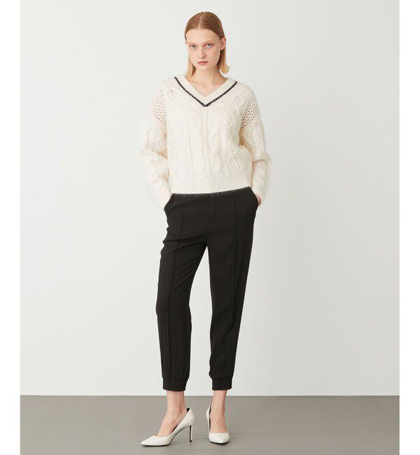 BEIGE,「【洗える・S-size】SENTIER / バックサテンジョグパンツ」|その他|