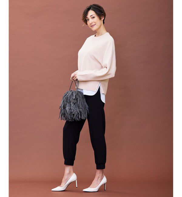 BEIGE,「【洗える・S-size】SENTIER / バックサテンジョグパンツ」|その他|