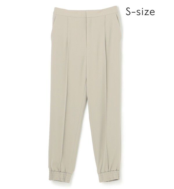 BEIGE,「【洗える・S-size】SENTIER / バックサテンジョグパンツ」|その他|Taupe