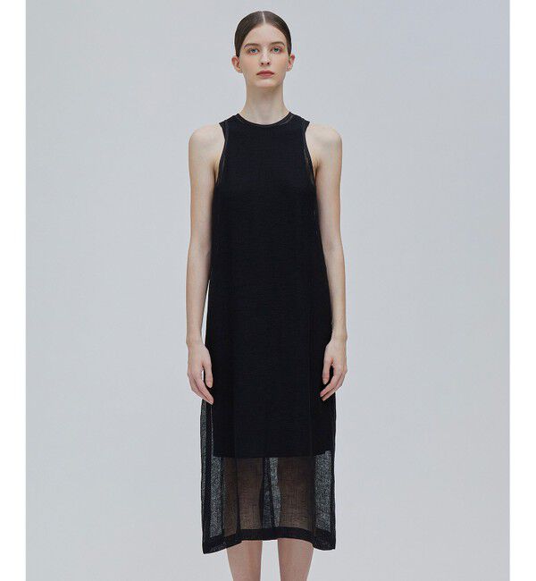 BEIGE,「MATHIEU / レイヤードドレス」|ワンピース|Black
