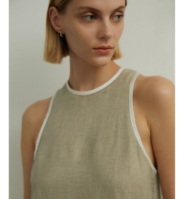 BEIGE,「MATHIEU / レイヤードドレス」|ワンピース|