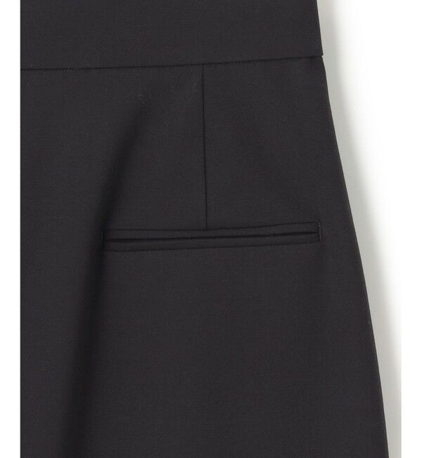 BEIGE,「【セットアップ対応・洗える・BAILA 11月号掲載】ZEPHYR / ウールライクアシンメトリープリーツスカート」|スカート|