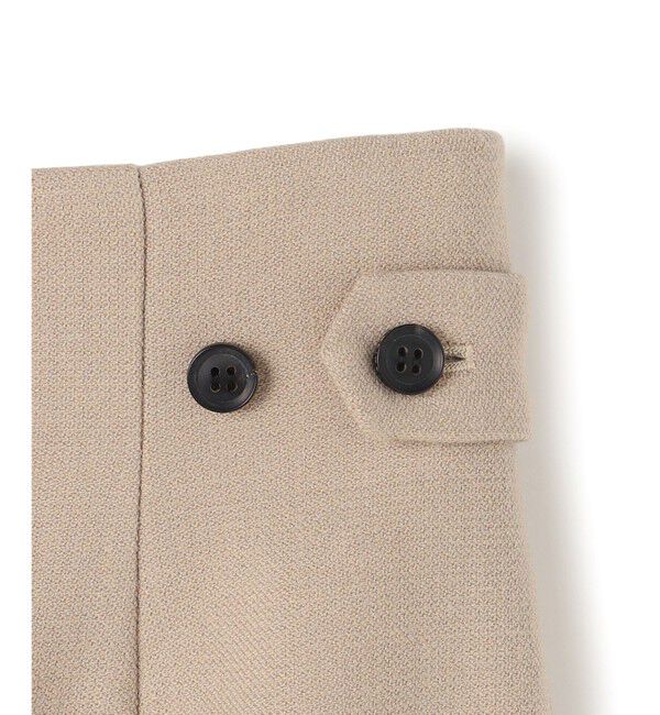 BEIGE,「【VERY NaVY12月号掲載】BUNNELL / ウールハイウエストタブボタンスカート」|スカート|