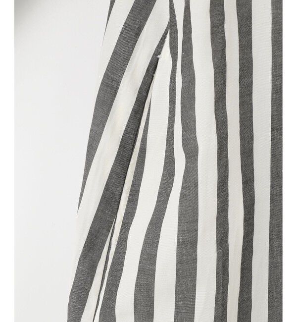  「サッカーボーダーシャツワンピース」|ドレス|