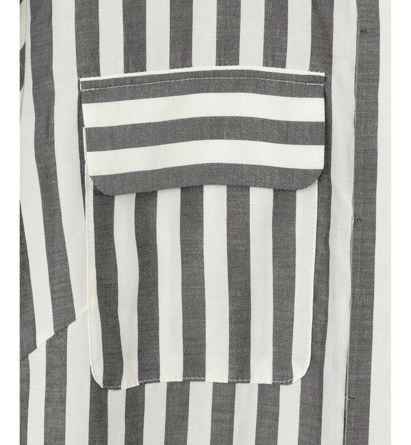  「サッカーボーダーシャツワンピース」|ドレス|