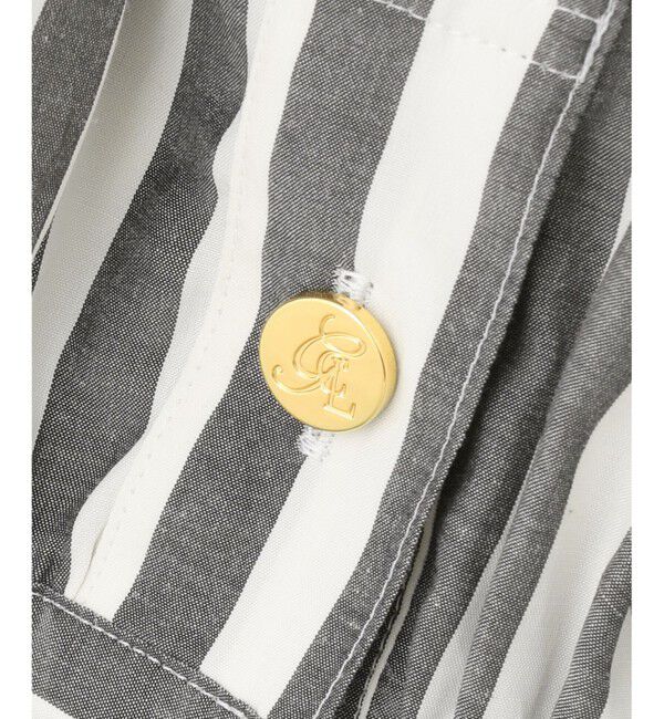  「サッカーボーダーシャツワンピース」|ドレス|