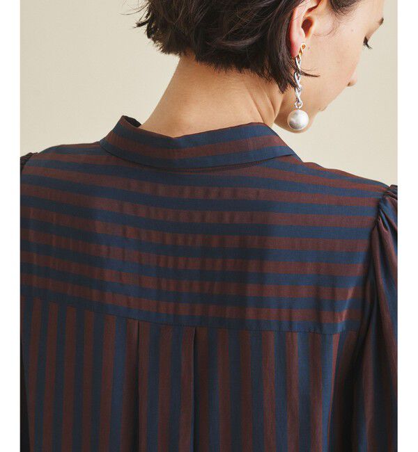  「サッカーボーダーシャツワンピース」|ドレス|