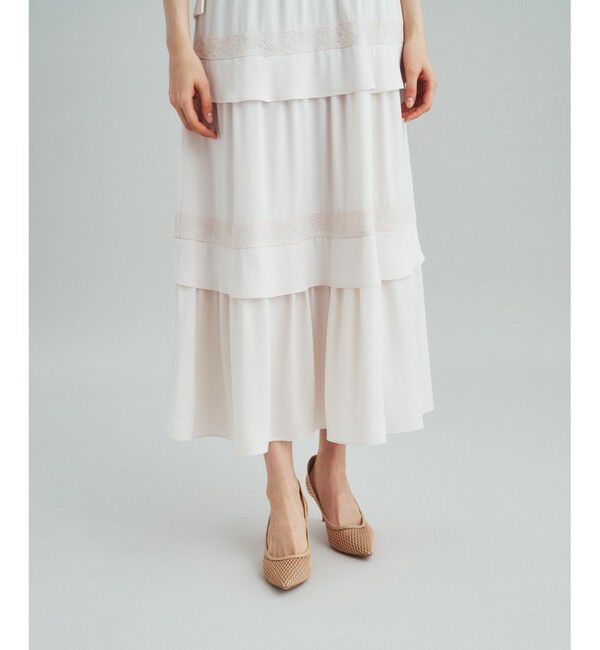 Grace Class「トリアセレースフリルスカート」|スカート|