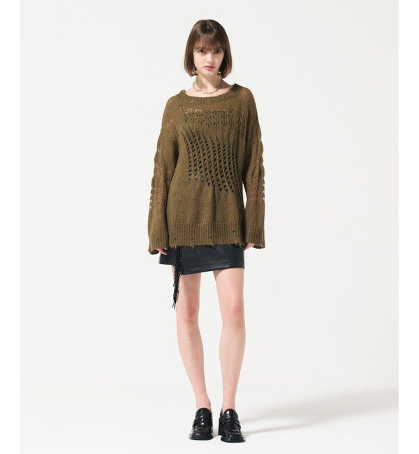 GRACE CONTINENTAL「グランジニットトップ」|ニット・セーター|