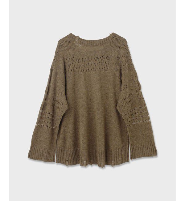 GRACE CONTINENTAL「グランジニットトップ」|ニット・セーター|