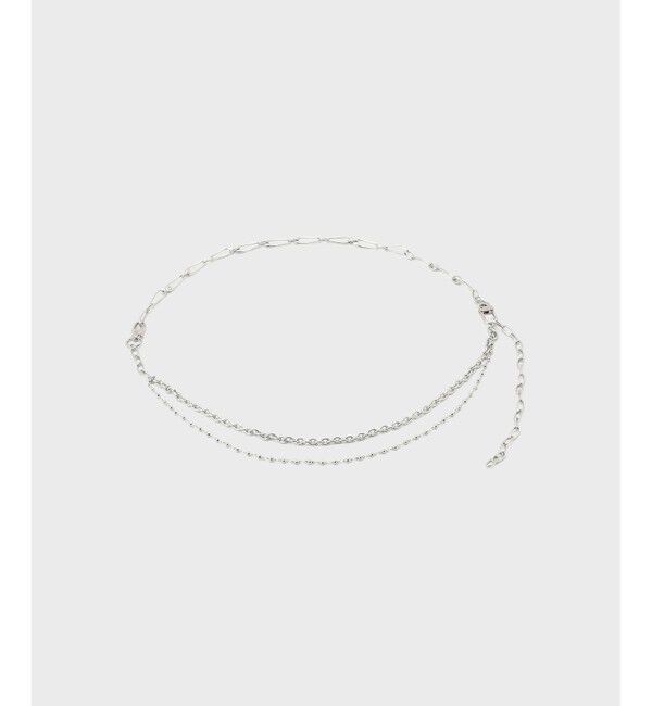  「マルチチェーンベルト」|ベルト|シルバー