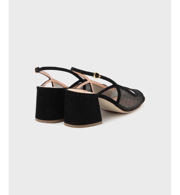 「Rupert Sanderson ブラックストラップヒール」|サンダル|