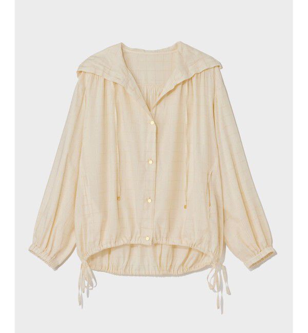 Grace Class「ラメチェックフーディー」|パーカー|