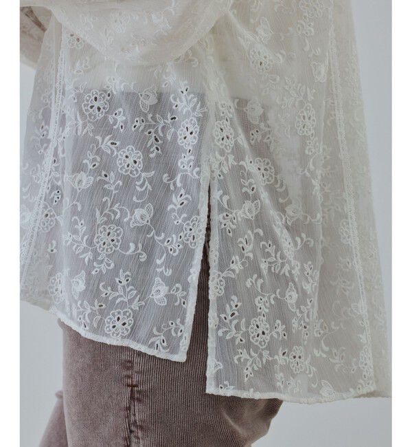 GRACE CONTINENTAL「ヨウリュウembカフタンブラウス」|シャツ・ブラウス|