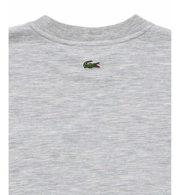 LACOSTE「オーバーサイズクロックエンブレムスウェットTシャツ トレーナー」|スウェット・ジャージ|