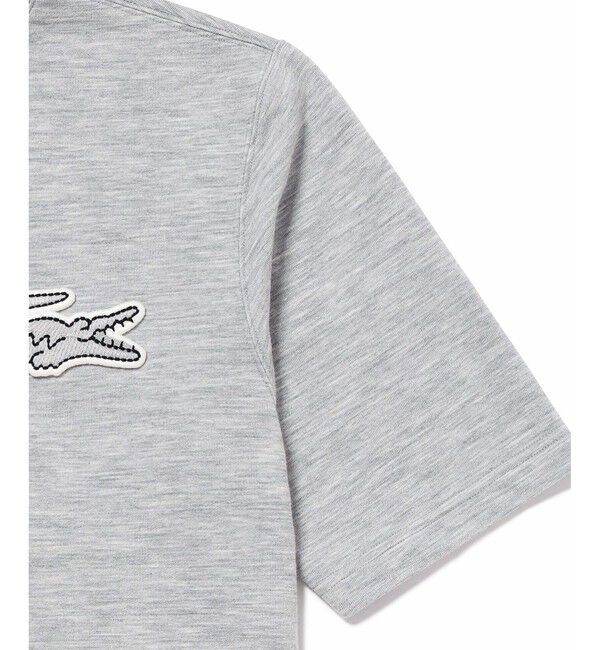 LACOSTE「オーバーサイズクロックエンブレムスウェットTシャツ トレーナー」|スウェット・ジャージ|