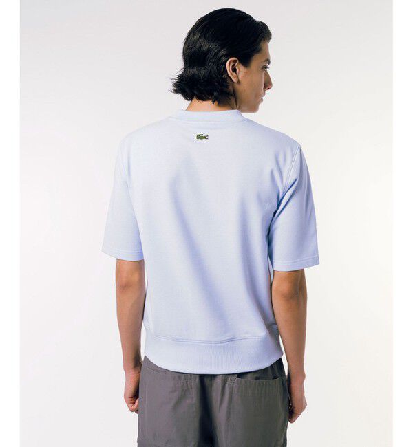 LACOSTE「オーバーサイズクロックエンブレムスウェットTシャツ トレーナー」|スウェット・ジャージ|