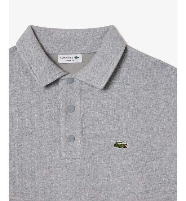 LACOSTE「ダブルフェイスロングスリーブポロスウェット トレーナー」|スウェット・ジャージ|