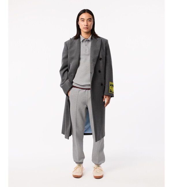 LACOSTE「ダブルフェイスロングスリーブポロスウェット トレーナー」|スウェット・ジャージ|