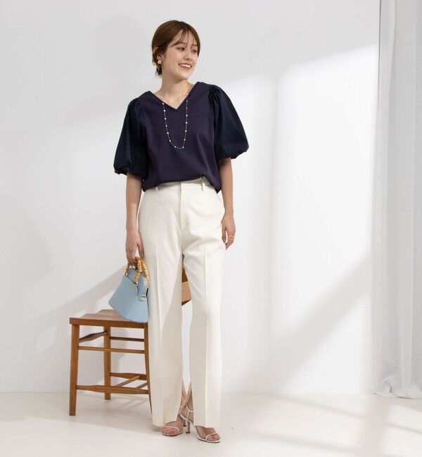 NOLLEY'S「ウォッシャブルスリットパンツ」|その他|