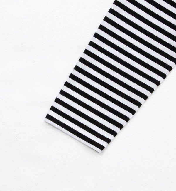 Rie Miller「《オールシーズン対応》GIZA COTTON天竺ボーダープルオーバーカットソー」|Tシャツ・カットソー|