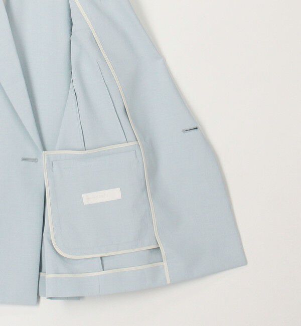 NOLLEY'S sophi「《セットアップ対応》ウォッシャブルライトドライシャンブレージャケット」|テーラードジャケット|