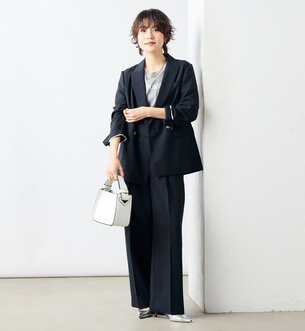 NOLLEY'S sophi「《セットアップ対応》ウォッシャブルライトドライシャンブレージャケット」|テーラードジャケット|