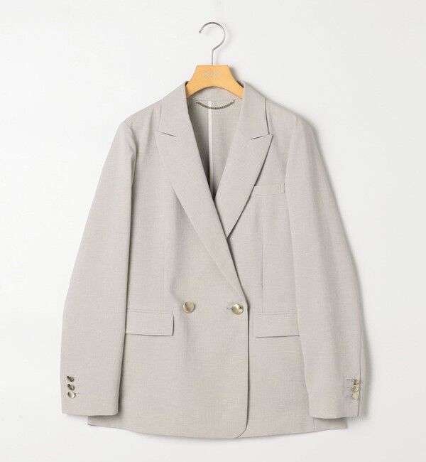 NOLLEY'S sophi「《セットアップ対応》ウォッシャブルライトドライシャンブレージャケット」|テーラードジャケット|