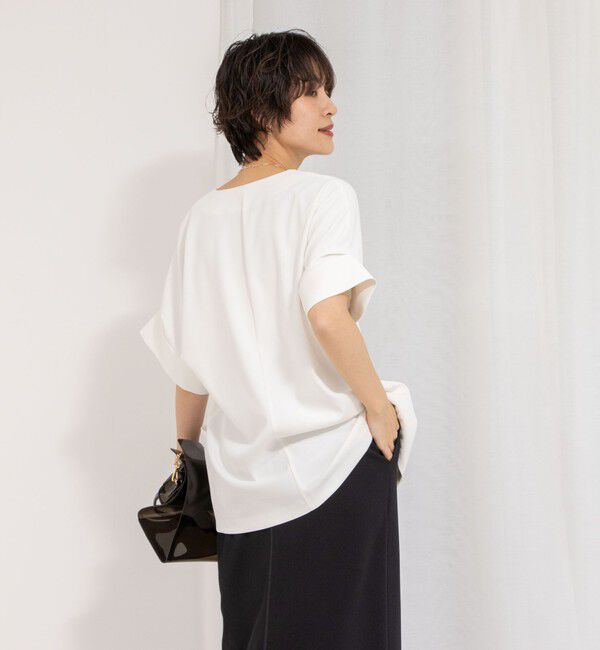 NOLLEY'S「《セットアップ対応》ウォッシャブルツイルフレンチジャケット」|ノーカラージャケット|