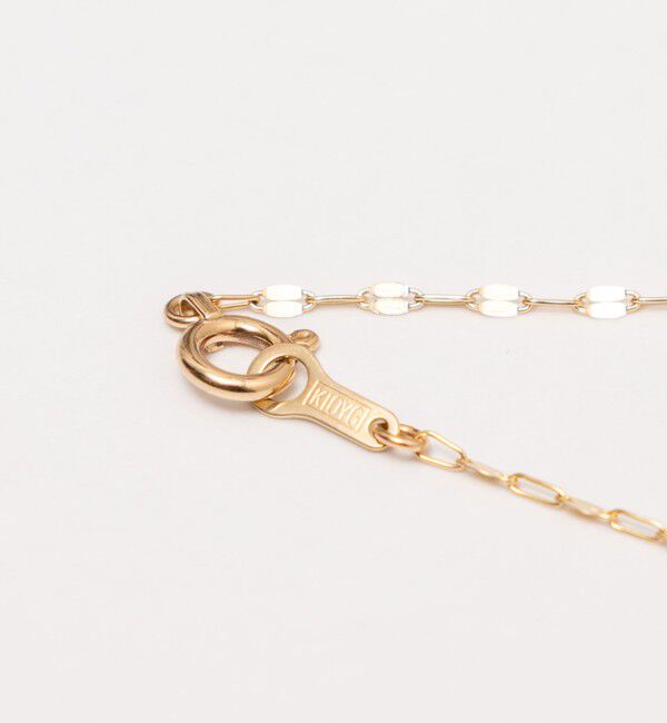 grace grace「【grace grace/グラスグラス】10Kペタルチェーンショートネックレス(40cm )」|ネックレス|