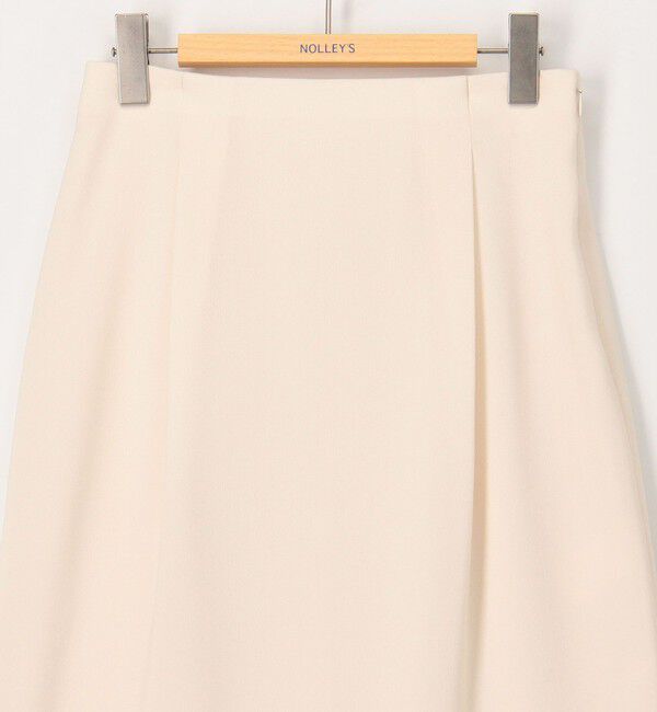 NOLLEY'S「《セットアップ対応》ウォッシャブル麻調タックタイトミディスカート」|タイト|