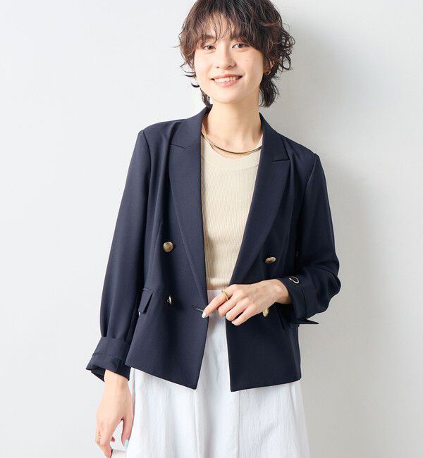 NOLLEY'S sophi「ウォッシャブルショートジャケット」|テーラードジャケット|