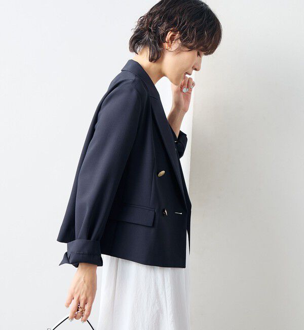 NOLLEY'S sophi「ウォッシャブルショートジャケット」|テーラードジャケット|