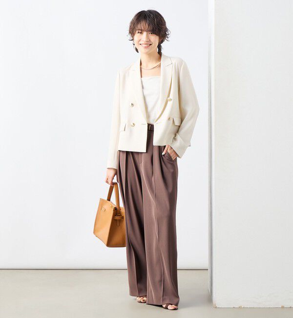 NOLLEY'S sophi「ウォッシャブルショートジャケット」|テーラードジャケット|