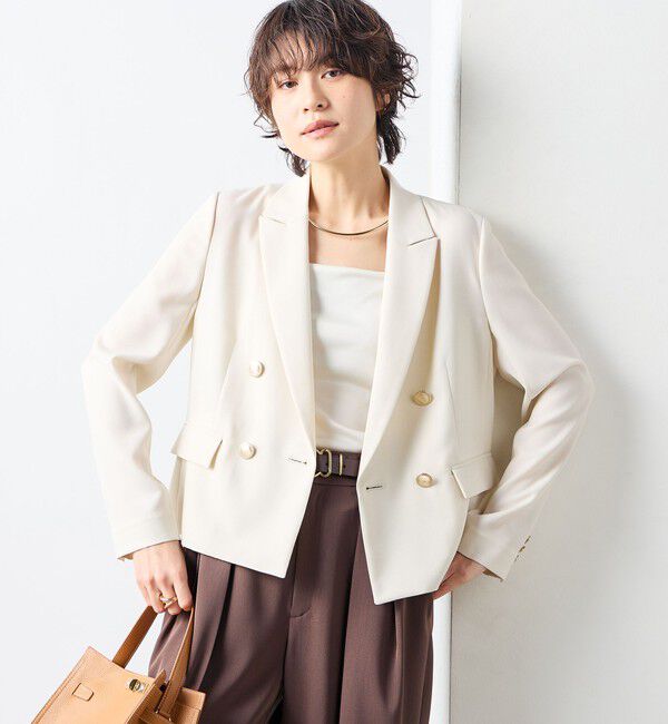 NOLLEY'S sophi「ウォッシャブルショートジャケット」|テーラードジャケット|