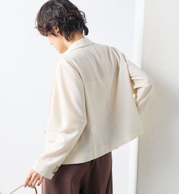 NOLLEY'S sophi「ウォッシャブルショートジャケット」|テーラードジャケット|