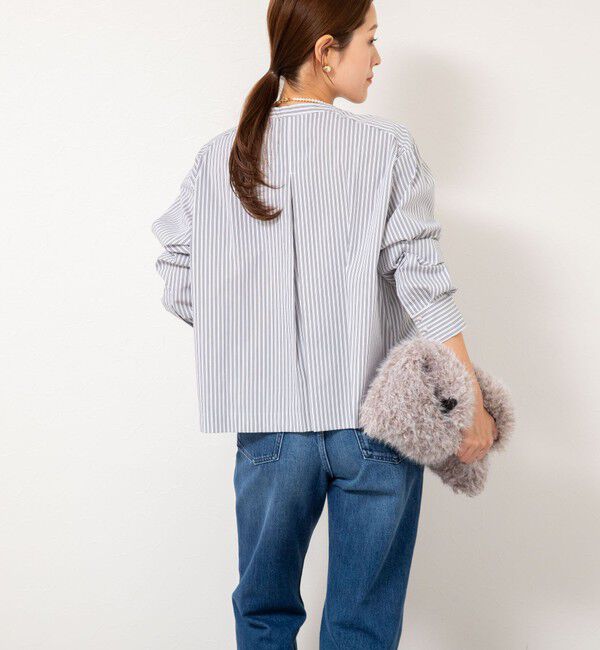 NOLLEY'S「ウォッシャブルフリルコンパクトブラウス」|シャツ・ブラウス|