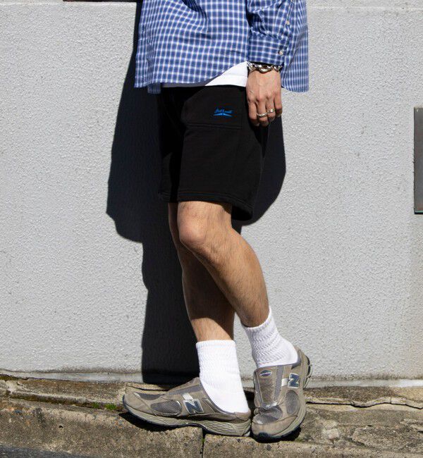 GLOSTER「【Jack Purcell/ジャックパーセル】コーマ裏毛 スウェットハーフパンツ ショートパンツ」|その他|ブラック