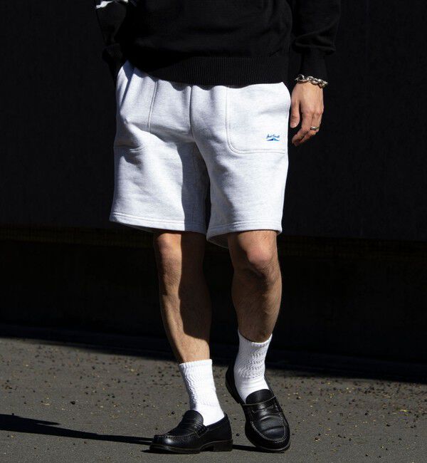 GLOSTER「【Jack Purcell/ジャックパーセル】コーマ裏毛 スウェットハーフパンツ ショートパンツ」|その他|アッシュグレー