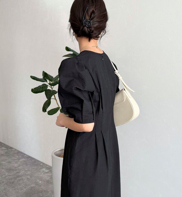 fredy emue「コットンリップルウエストシェイプワンピース」|ワンピース|