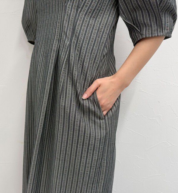 fredy emue「コットンリップルウエストシェイプワンピース」|ワンピース|