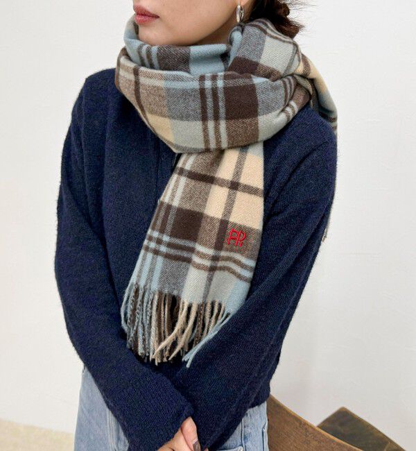 fredy emue「ソフトチェックストール」|ストール|