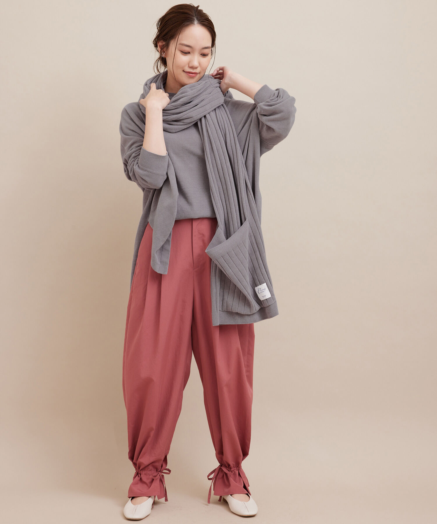 SALON adam et rope'「【極上の肌ざわり】ブランケット -CreamyCotton /クリーミーコットン-」|マフラー|