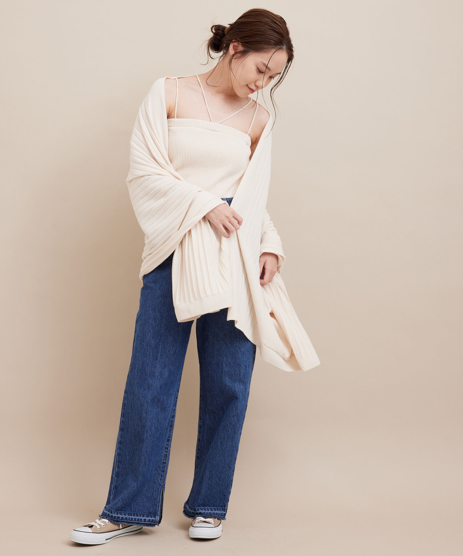 SALON adam et rope'「【極上の肌ざわり】ブランケット -CreamyCotton /クリーミーコットン-」|マフラー|