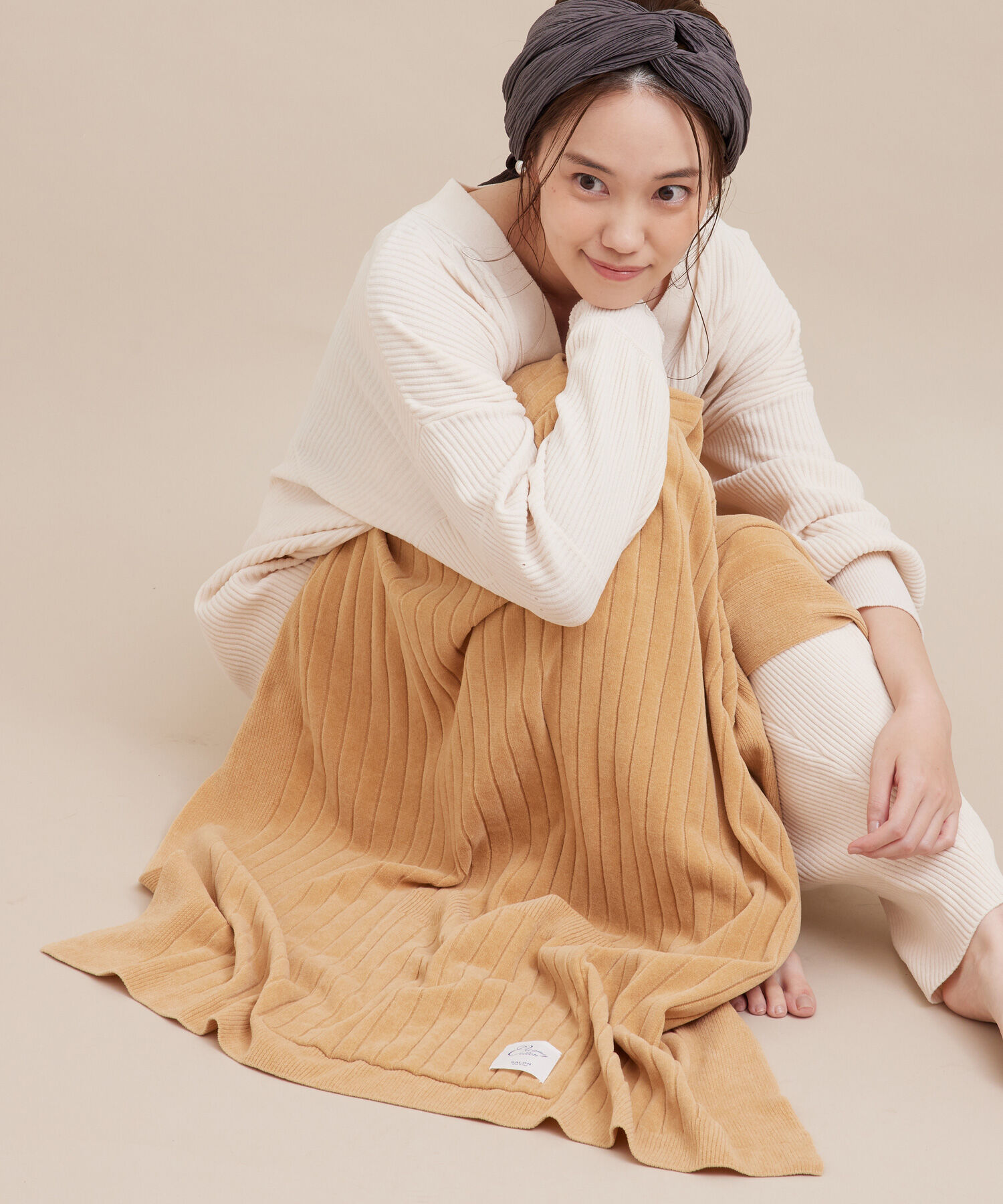 SALON adam et rope'「【極上の肌ざわり】ブランケット -CreamyCotton /クリーミーコットン-」|マフラー|