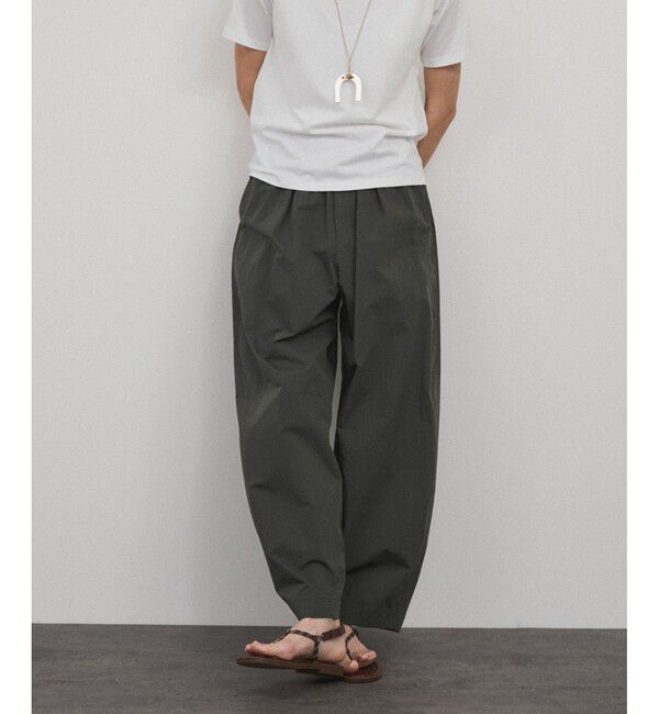 SALON adam et rope'「ウォーターリぺレントイージーカービーパンツ［撥水加工］」|チノ|チャコール(06)